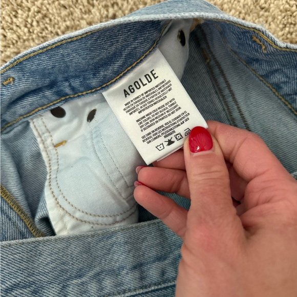 Agolde Women’s Parker Long Vintage Loose Short Size 27 - Picture 3 of 3